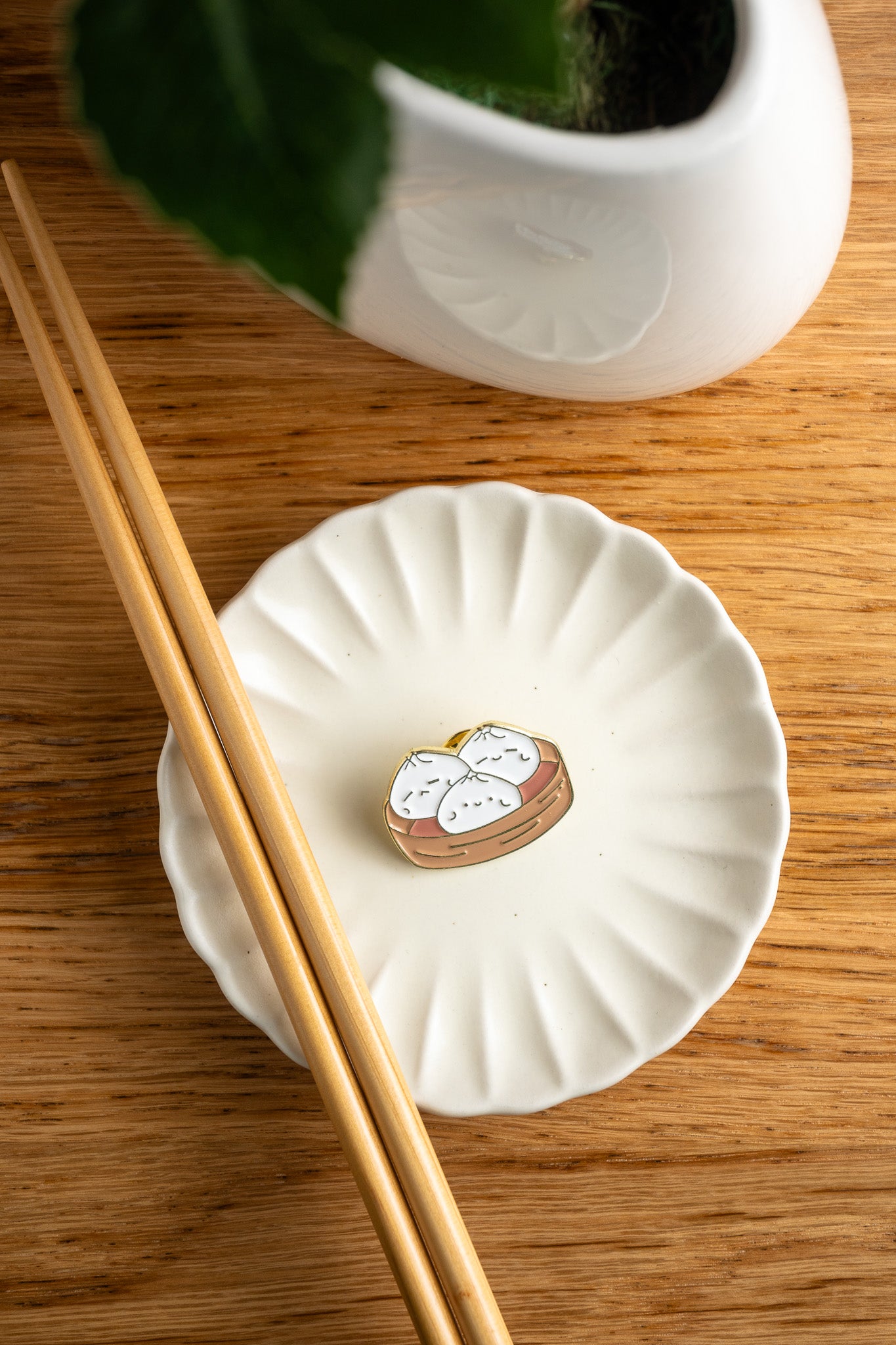 "Bao" Enamel Pin (Dim Sum)