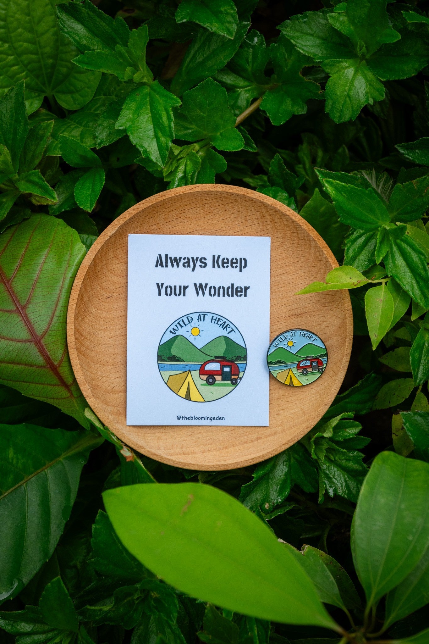 "Wild at Heart" Enamel Pin