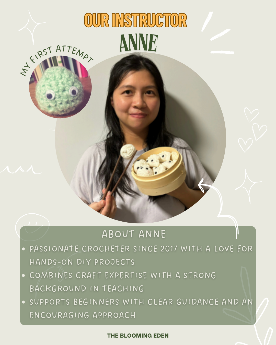 2-Day Workshop: Crochet a Bao!