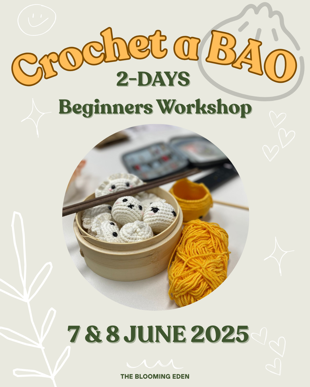 2-Day Workshop: Crochet a Bao!