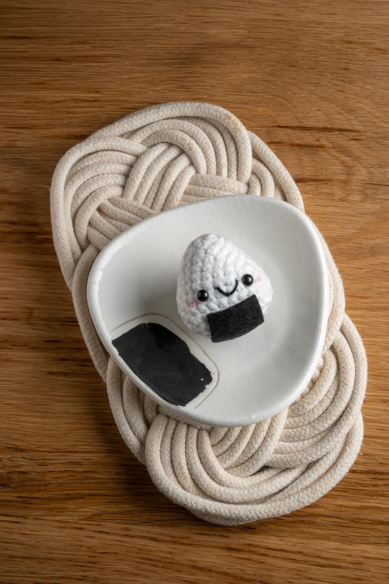 Crochet Onigiri Magnet